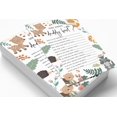 thumbnail image 3 of Inkdotpot Gender Neutral Who Knows Daddy BestBaby Shower GameCards-FunActivity Cards Set Of 50Floral & Animals Party Theme, 3 of 5