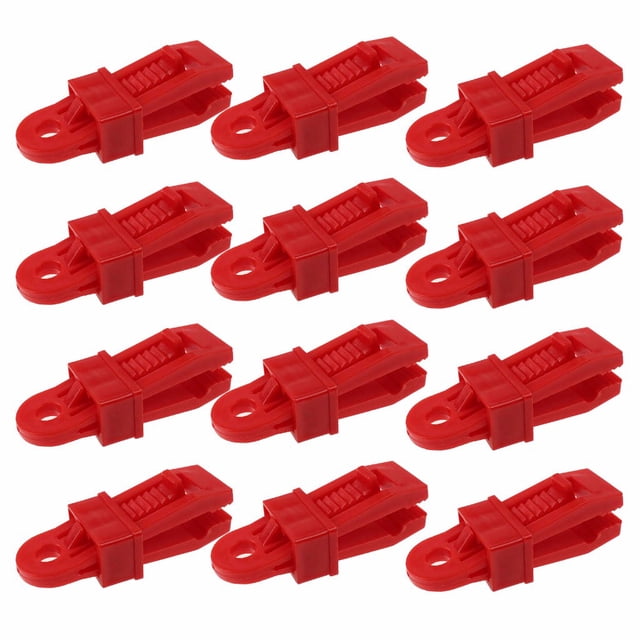 Tarp Clips Heavy Duty Lock Grip Heavy Duty Tarp Clips 12, Multi-Purpose Awning Clamps Set Strong Lock Up