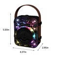 thumbnail image 3 of Cameland Wireless Bluetooth Stereo Punk Mechanical Handheld Wireless Subwoofer Small Stereo, 3 of 9