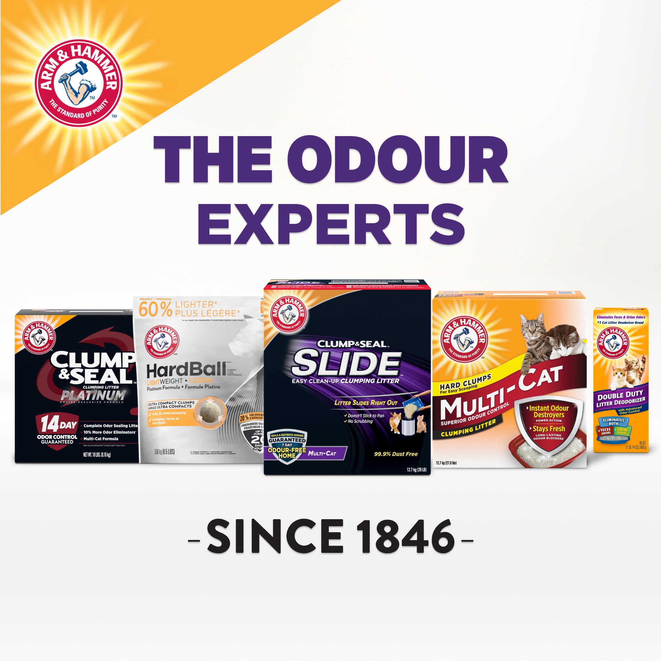 Arm & Hammer Slide Multi-Cat Clumping Cat Litter, 12.7 kg