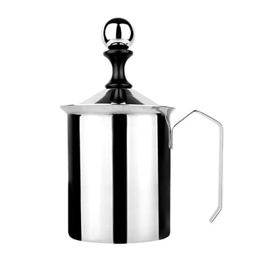 Stainless Steel Milk Frother 400Ml Manual Milk Frother Stainless Steel Milk Froth Net Coffee Frother