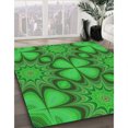 thumbnail image 3 of Ahgly Company Tapis d'Intérieur Lavable en Machine Carré Vert Lime, 8 Pieds Carré, 3 of 7