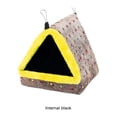 thumbnail image 4 of Becaristey Cotton Shed Hideaway Hut For Macaws Thick And Warm Creating Shelter For Macaws Adding Velvet internal black 1Set, 4 of 6