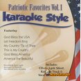 thumbnail image 1 of Daywind Karaoke Style: Patriotic Favorites, Vol. 1, 1 of 2