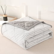 DPTALR Naked Sleeping Skin-friendly Washed Cotton Refrigerated Comforter Summer Thin Comforter