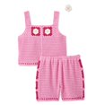 thumbnail image 2 of Btween Girls' Three Piece Floral Crochet Set, 2 of 2