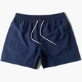 thumbnail image 5 of Plebaso Men's Beach Shorts Lightweight Casual Shorts Solid Color Drawstring Summer Shorts with Pockets, 5 of 5