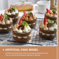 thumbnail image 4 of 2pcs Mini Fake Cakes Artificial Dessert Ornaments Fake Cake Wedding Photo Props, 4 of 5