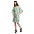 thumbnail image 3 of Moomaya Robe Courte de Caftan de Plage, Robe de Couverture Imprimée, Kaftan pour Femmes, Tenue de Plage, Couverture, 3 of 4