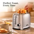 thumbnail image 3 of Salton NuRetro Digital 2 Slice Toaster, Metallic Silver Model ET2183SV, 3 of 8
