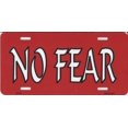 thumbnail image 1 of No Fear License Plate, 1 of 1