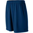 thumbnail image 2 of Youth Wicking Mesh Athletic Shorts S Navy, 2 of 2