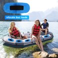 thumbnail image 4 of 2PCS PVC Bateau Gonflable Poignée, Accoudoir de Sangle pour Bateau Gonflable de PVC, Radeau, Dériveur, Kayak, Canoë, Planche de Surf, SUP avec la Conception de Base Large, Léger et Portable, 4 of 8