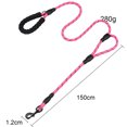 thumbnail image 2 of Dog Leash Reflective Nylon Double Handles Pet Walking Leash Dog Training Leash, 2 of 10
