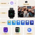 thumbnail image 2 of Smart Watch for Women Men, Smartwatch for iPhone & Android Bluetooth (Answer/Call) Built-in Alexa, 1.91" HD Fitness Tracker with, 2 of 7