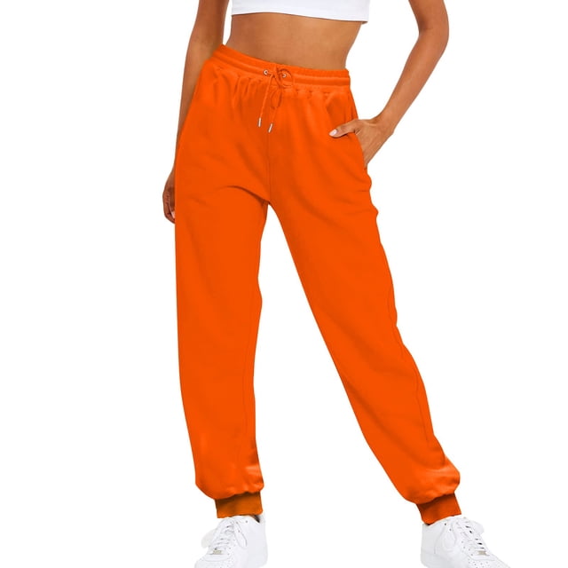 Women's Casual Pants Ladies Summer Pants for Women Casual Long Pants Rompers for Women Casual Solid Color Drawstring Elastic High Waist Pants for Women Casual Women Casual Pants Suits Waist