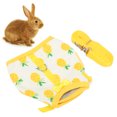 thumbnail image 4 of Harness, Cute Adjustable Mesh Fabric Small Dog Harness Breathable  For Rabbits For Chinchillas For Ferrets For Guinea Pigs S Yellow Pineapple, 4 of 8