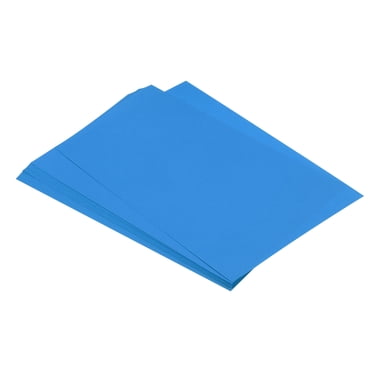 Unique Bargains 75 Sheets A4 Colored Print Copy Paper 8.5' x 11' Origami Paper Printer Paper 80gsm for Printing, Blue