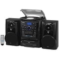 thumbnail image 1 of JENSEN Shelf Stereo System with Bluetooth, Turntable, 3-CD Changer &amp; Dual Cassette, 1 of 5