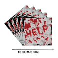 thumbnail image 2 of TopLLC Halloween Party Tableware Set Disposable Scary Party Tablecloth Halloween Theme Party disposable tableware, 2 of 4