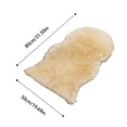 thumbnail image 2 of Product Carpet 2 | Product Rug Beige Area Rugs Sheepskin Rug Fuzzy Soft Ft Rugs Machine Washable Shag Rug Nursery Throw Rugs For Bed Living Kids Room, 2 of 3