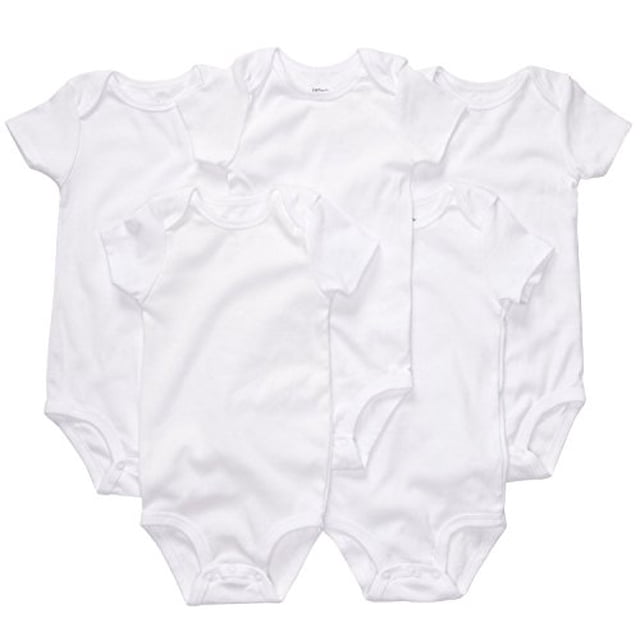 Carter's Cache-Couches Blancs à Manches Courtes Unisexes pour Bébé - 18 Mois
