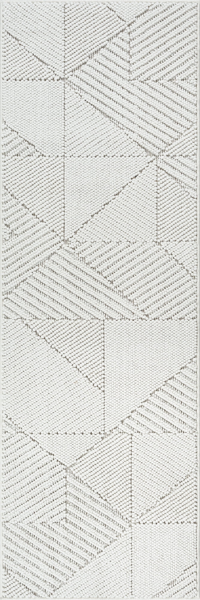 Tapis de passage blanc cassé Mira Mainstays, 2 pi x 6 pi