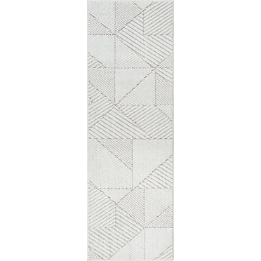 Mainstays Mira Off-White Runner Rug, 2’ x 6’