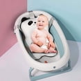 thumbnail image 2 of XZNGL Cartoon Portable Baby Shower Bath Tub Pad Non-Slip Bathtub Mat Newborn Safety, 2 of 9