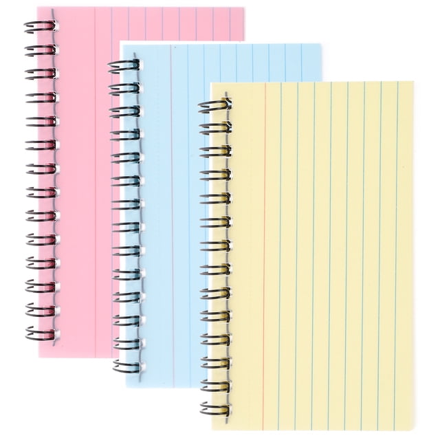 3 Pcs Bloc-Notes en Papier PP pour Professionnels et Étudiants Style Carnet