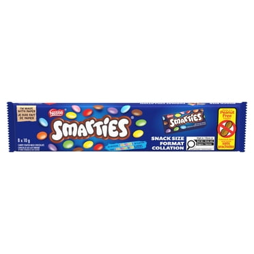 SMARTIES Snack Size, Milk Chocolate, Prepared In A Canadian Peanut-Free Facility