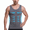 Grey, variant on YOUYEDIAN Mens Slimming Compression Shirt Body Shaper Workout Tank Top Tummy Control Undershirts (Black, L)