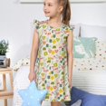 thumbnail image 4 of Vsdgher Icônes Médicales pour Filles Chemises de Nuit Manches Courtes à Volants Robe de Nuit Pyjama pour Fête Pyjama-TG, 4 of 6