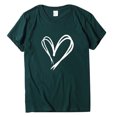 thumbnail image 2 of Jsaierl T-Shirts Imprimés Amour de la Saint-Valentin pour Femmes Été Manches Courtes Col Rond T-Shirts Mignons Polyvalents Défilé T-Shirts Confortables et Doux, 2 of 3