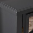 thumbnail image 2 of Armoire à Double Porte Finition Miroir Firwood, Gris Anthracite, 2 of 15