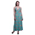 thumbnail image 1 of Bimba Robe Longue d'Été Sans Manches à Imprimé Teinture sur Nœuds Décontractée de Plage pour Femmes à Fleurs - Medium, 1 of 6