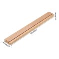 thumbnail image 2 of Unique Bargains 4pcs Wooden Drawer Slides, Wood Center Guide Track, Center Mount Drawer Slides Replacement 13-3/4' (35 CM), 2 of 5