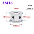 thumbnail image 4 of 1Pcs 3M 12 Dents à 16 Dents Courroie de Distribution Synchrone Largeur 11mm 16mm Alésage 4/5/6.35mm, Installation Facile, 4 of 6