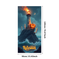 thumbnail image 2 of Haunted Lighthouse Halloween Banner Scary Ghost Pumpkin Design for Party Decoration Night Celebration Holiday Event, 2 of 5