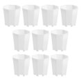 thumbnail image 4 of S SERENABLE 10Pcs Nursery Pots Octagonal Flower Pot Multifunctional Flowerpot Plant Pot for White, 4 of 9