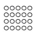 thumbnail image 2 of 10/20 Pcs Replacement orings / rubber washers for 1" spinlock Dumbbell Nut, 2 of 9