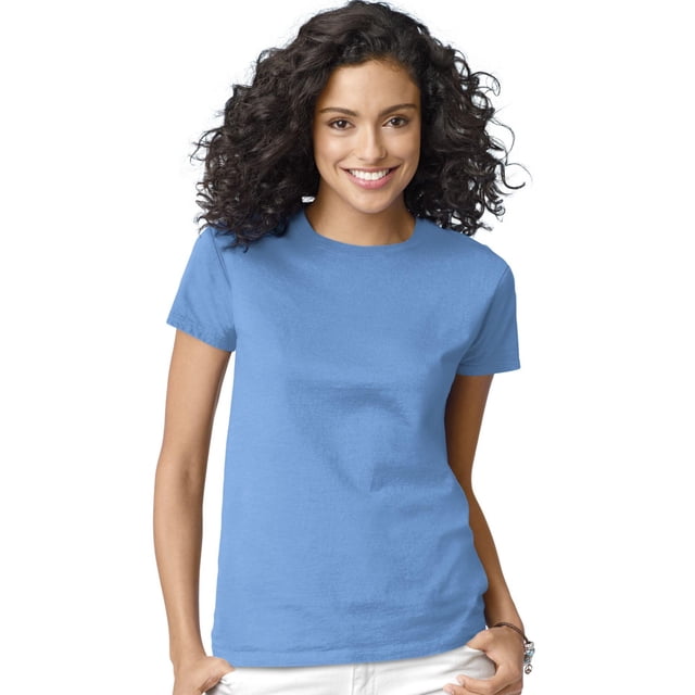 Hanes ComfortSoft T-Shirt à Col Ras du Cou en Jersey Coupe Décontractée pour Femmes, G