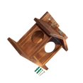 thumbnail image 2 of Wweixi Wood Squirrel Feeder Outdoor Chipmunk Feeder Easy To Clean Hanging For Bird Feeding In Garden, 2 of 6