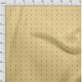 thumbnail image 4 of oneOone Tissu Viscose Chiffon Jaune Pâle Rétro Microphone Matériel de Robe Tissu Imprimé Tissu au Mètre 42 Pouces de Large, 4 of 5