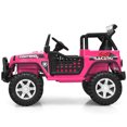 thumbnail image 4 of Patiojoy Kids Ride on Truck 12V Electric Truck w/Remote Control Battery Powered Ride on Toy Car Pink, 4 of 6
