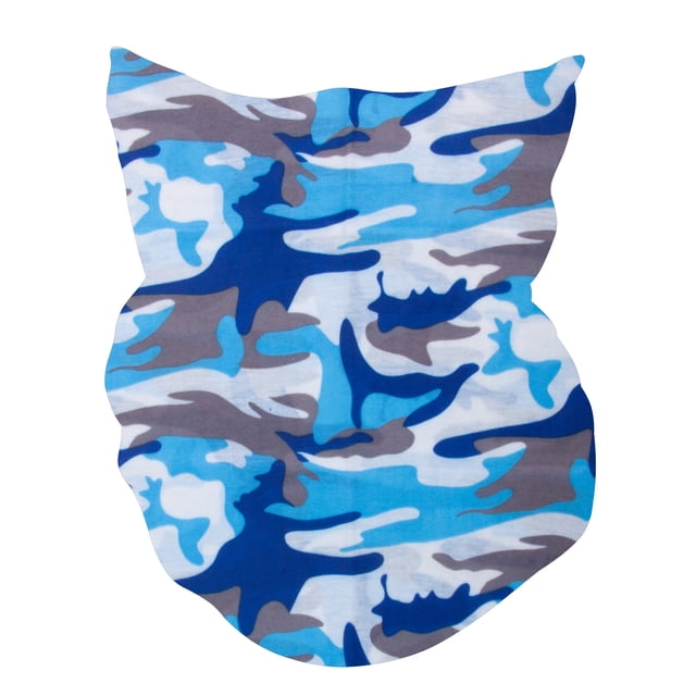 Top Headwear Face Covering Neck Gaiter - Sky Camo
