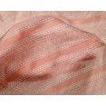 thumbnail image 4 of oneOone Silk Tabby Fabric Leaves & Chevron Block Print Sewing Fabric BTY 42 Inch Wide, 4 of 4