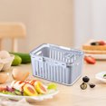 thumbnail image 2 of Refrigerator Organizer Bins with Drainage Design, Airtight Food Storage Containers for Fruits Vegetables, Durable Plastic Trays with Lids, Stackable Pantry Solution for Kitchen, 2 of 5