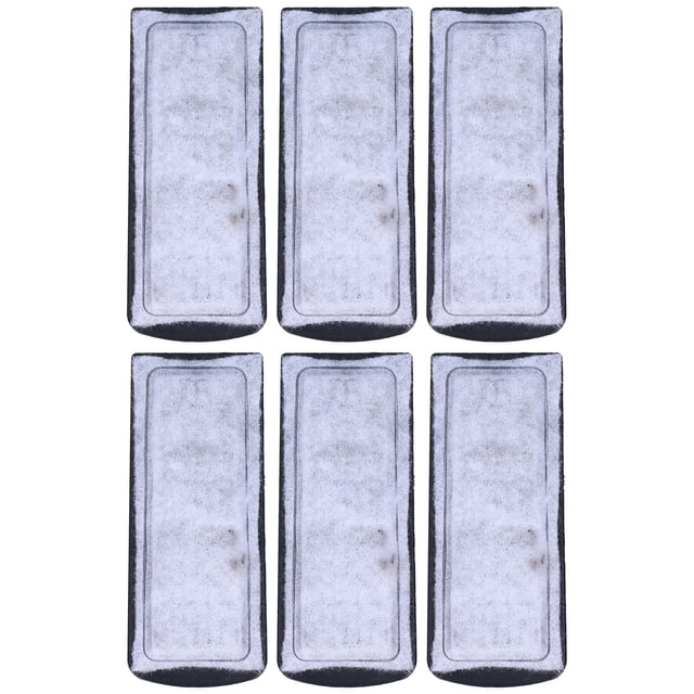 Fournitures d'Aquarium, 6 Pcs Filtre d'Aquarium en Coton Cartouche de Filtre d'Aquarium Remplacement en Coton Design Épuré