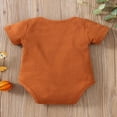 thumbnail image 2 of Baby Romper Letter Print Short Sleeve  Neck Jumpsuit, 2 of 5